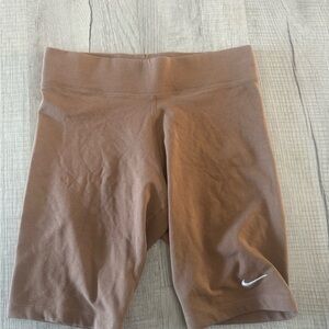 Nike Women's Tan Bike Shorts